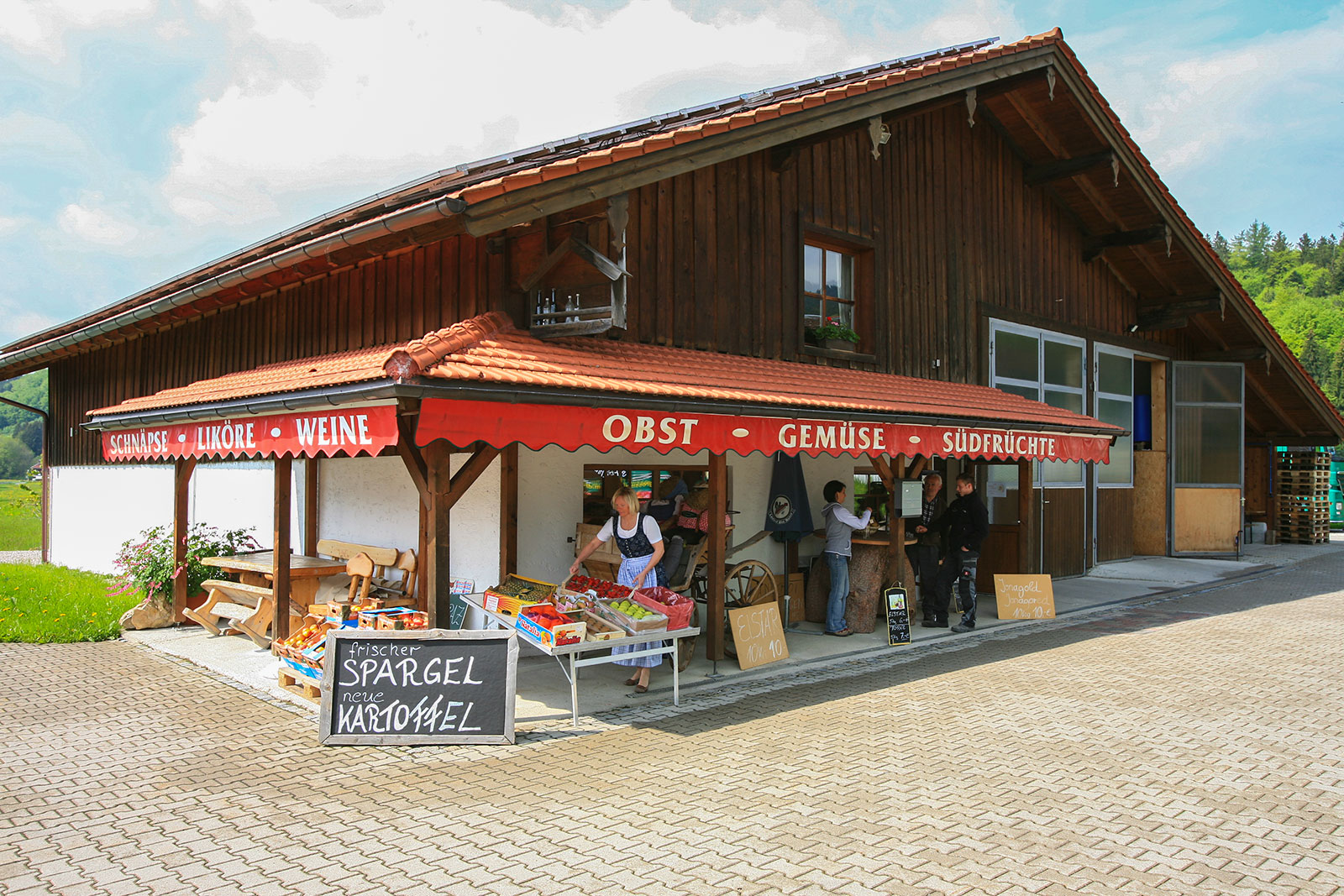Obstmarkt Grimm in Siegsdorf/Oberwagenau